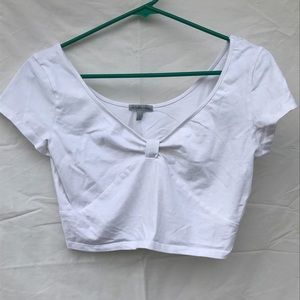 Cute White Crop Top